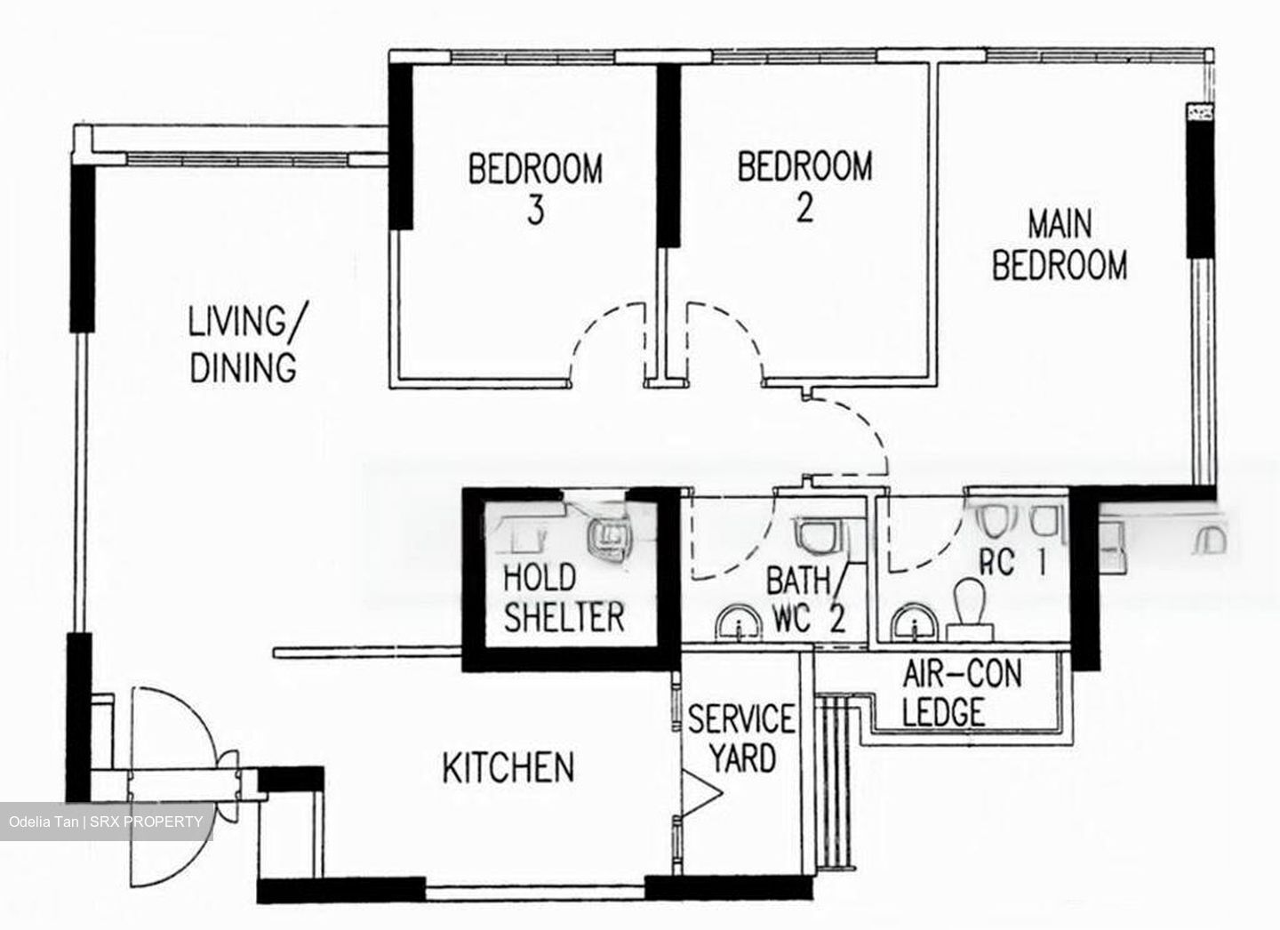 Blk 44 Telok Blangah Drive (Bukit Merah), HDB 3 Rooms #481677191